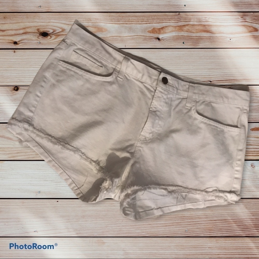 J Brand White Shorts 31